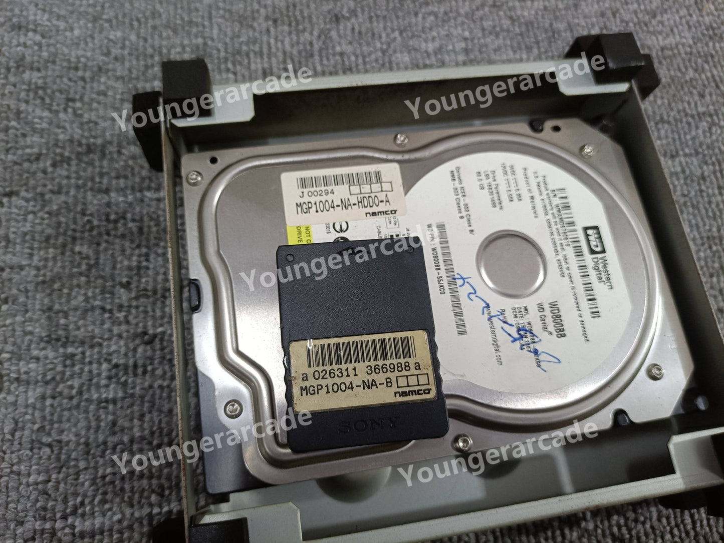 Used Namco System 246 Moto GP HDD with Security Dongle Tested Working