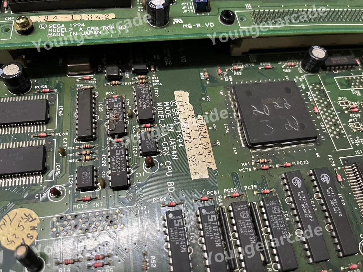 Used Sega Model 2A CRX Virtua Cop 2 Arcade Board Tested Working