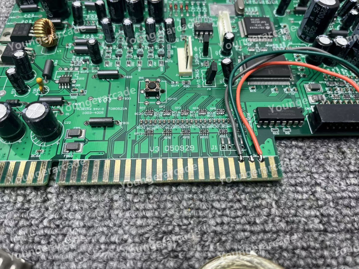 Used Jamma Arcade Game Board V3 050929 PCB for Sega Naomi Taito Capcom