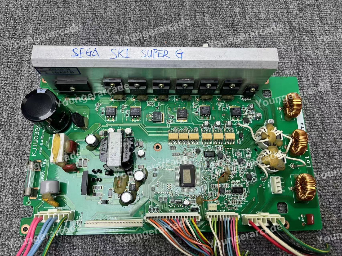 Used Sega Model 2C CRX Sega Ski Super G Moto Drive Board Tested Working