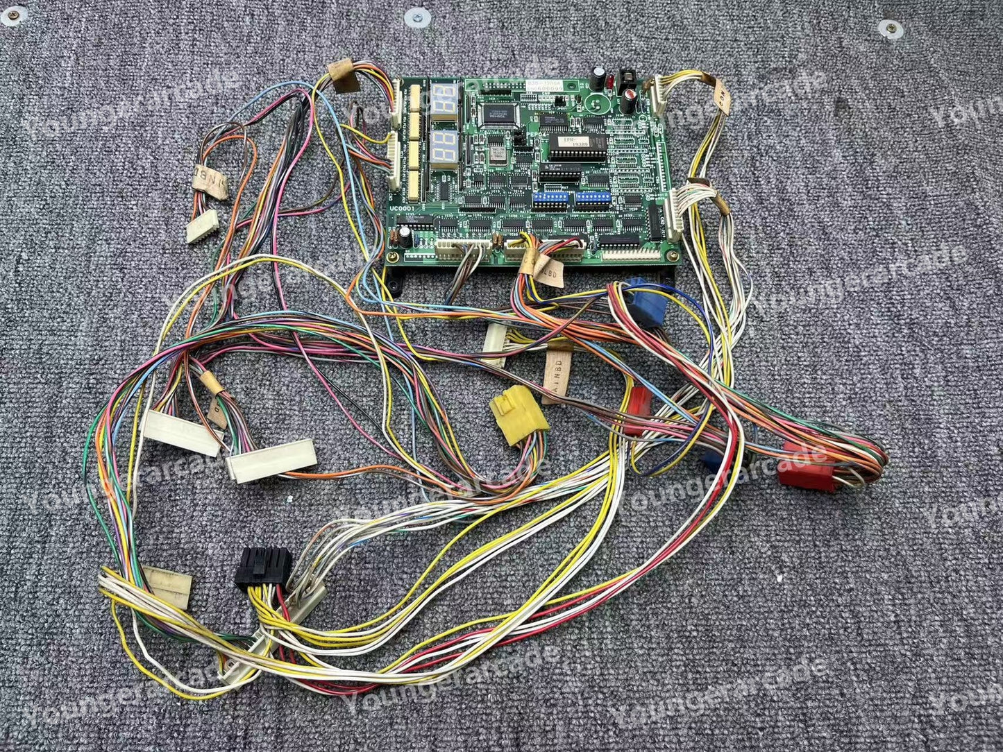 Used Sega Model 2C CRX Sega Ski Super G 838-12864 Board Tested Working