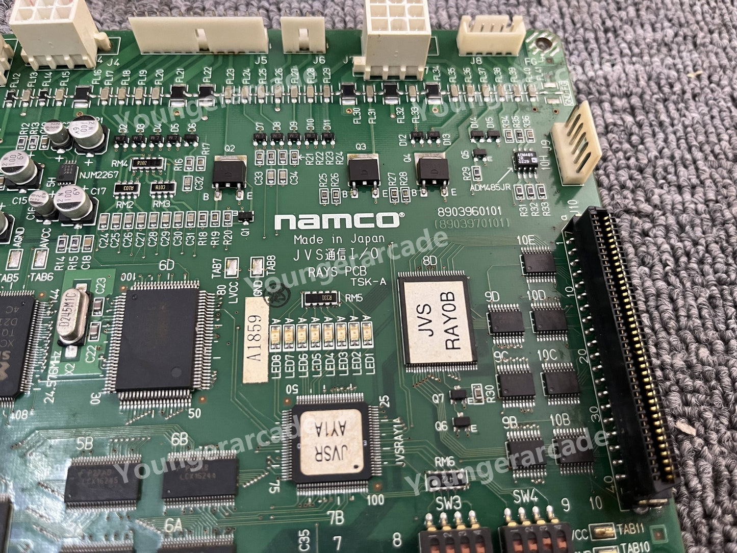 Used Namco System 246 Vampire Night JVS IO PCB Board Tested Working