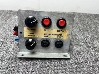 USED Sega Test Service Volume Control Panel Arcade Game Parts Tested Working