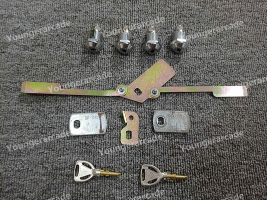 REPRO Sega Blast City Locks Keys Arcade Parts