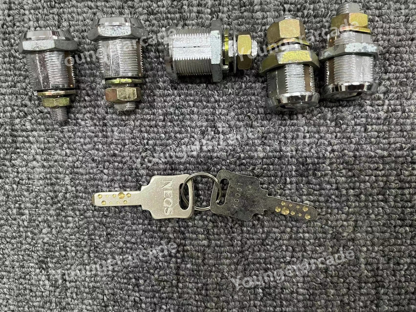 Used K0001 Keys Locks Arcade Cabinet Parts