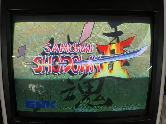USED SNK NeoGeo MVS Samurai Shodown 2 Cartridge Tested Working