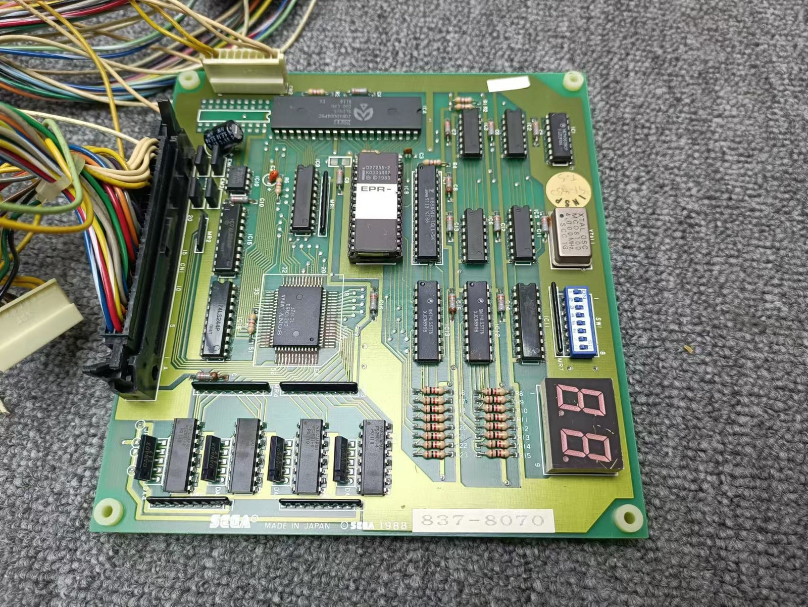 Used Sega System 32 Jurassic Park I/O Board Without Testing