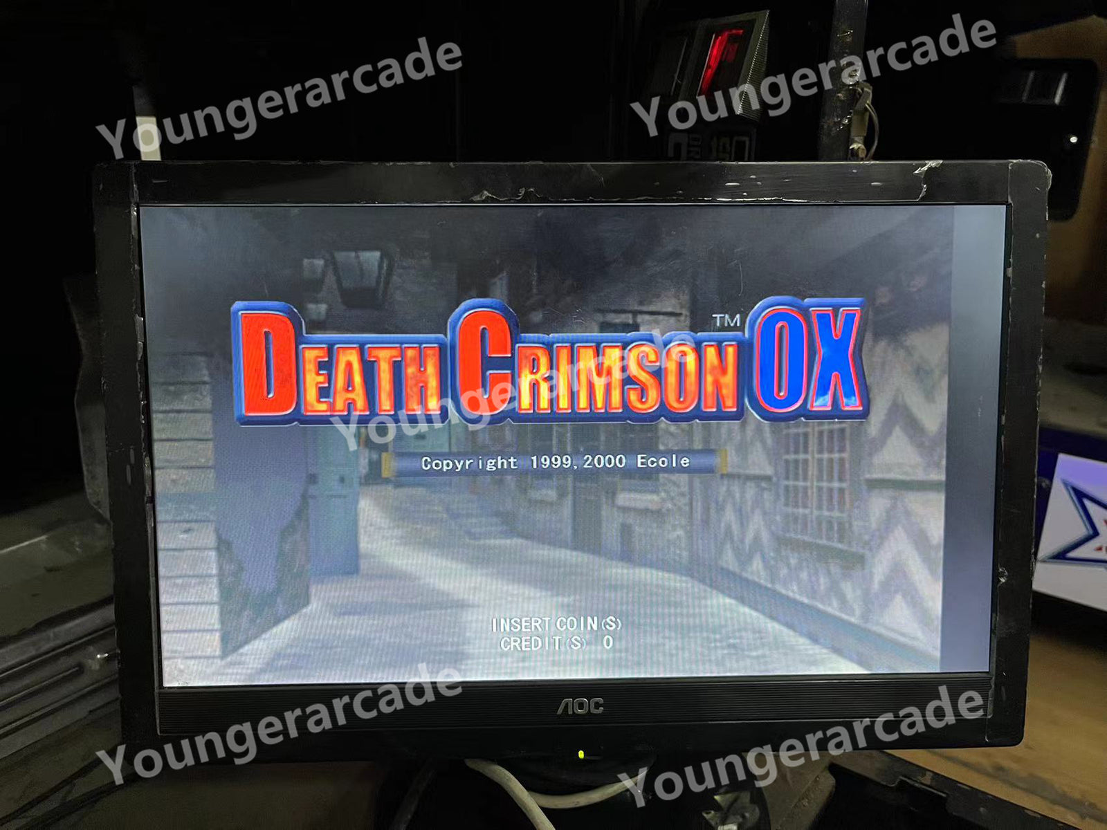 Used Sega Naomi with Death Crimson OX Arcade Game Cartridge Tested Working
