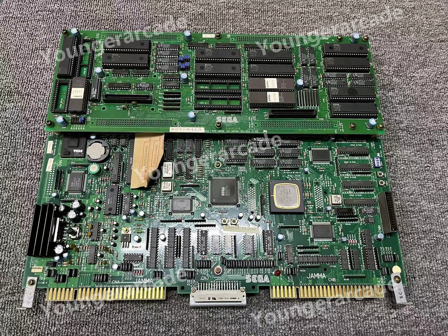Used Sega System Multi 32 Title Fight Arcade Game Board Tested Working