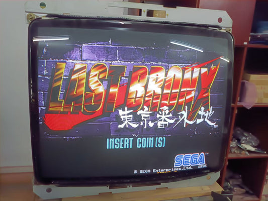 Used Sega Model 2B CRX Last Bronx ROM Board Tested Working