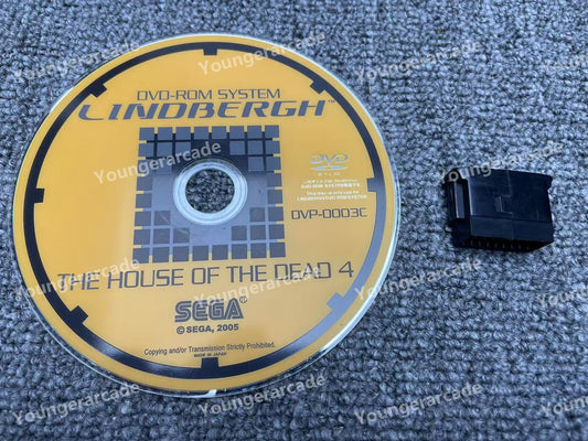 Used Sega The House of The Dead 4 DVD-ROM JAPAN Security Chip Tested Working