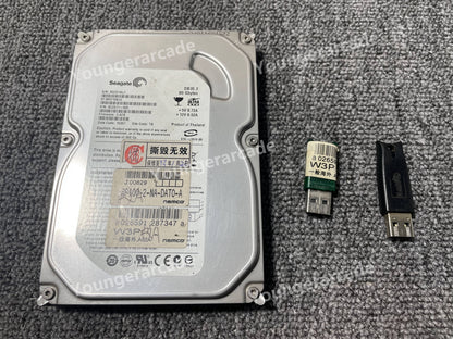 Used Wangan Midnight Maximum Tune 3 DX+ HDD EN Security Chip Tested Working