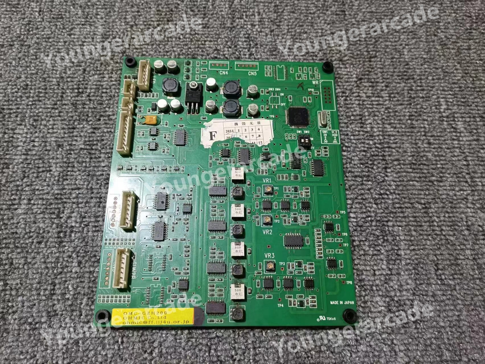 Used Time Crisis 4 Ghost Squad Gun Sensor PCB OMC-GZH200 I/O Tested NOT Working