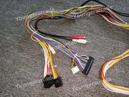 Used Sega Blast City Jamma 28Pin Wiring Harness Arcade Part