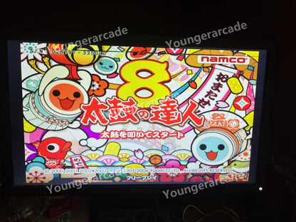 Namco System 246 Taiko No Tatsujin 8 DVD-ROM with Security Chip Tested Working