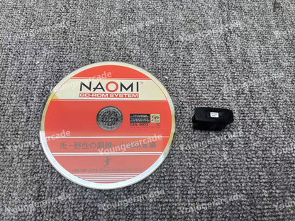 Used Sega Naomi Usagui Yamashiro Mahjong Hen GD-ROM Security Chip Tested Working