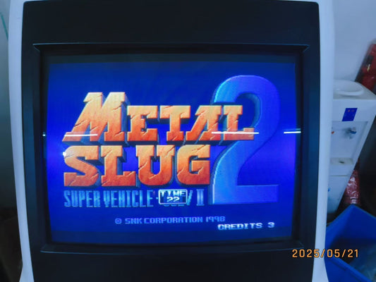USED SNK NeoGeo MVS Metal Slug 2 Cartridge Tested Working