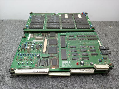 Used Sega H1 Super Scaler Cool Riders Arcade Game Motherboard Tested Not Working