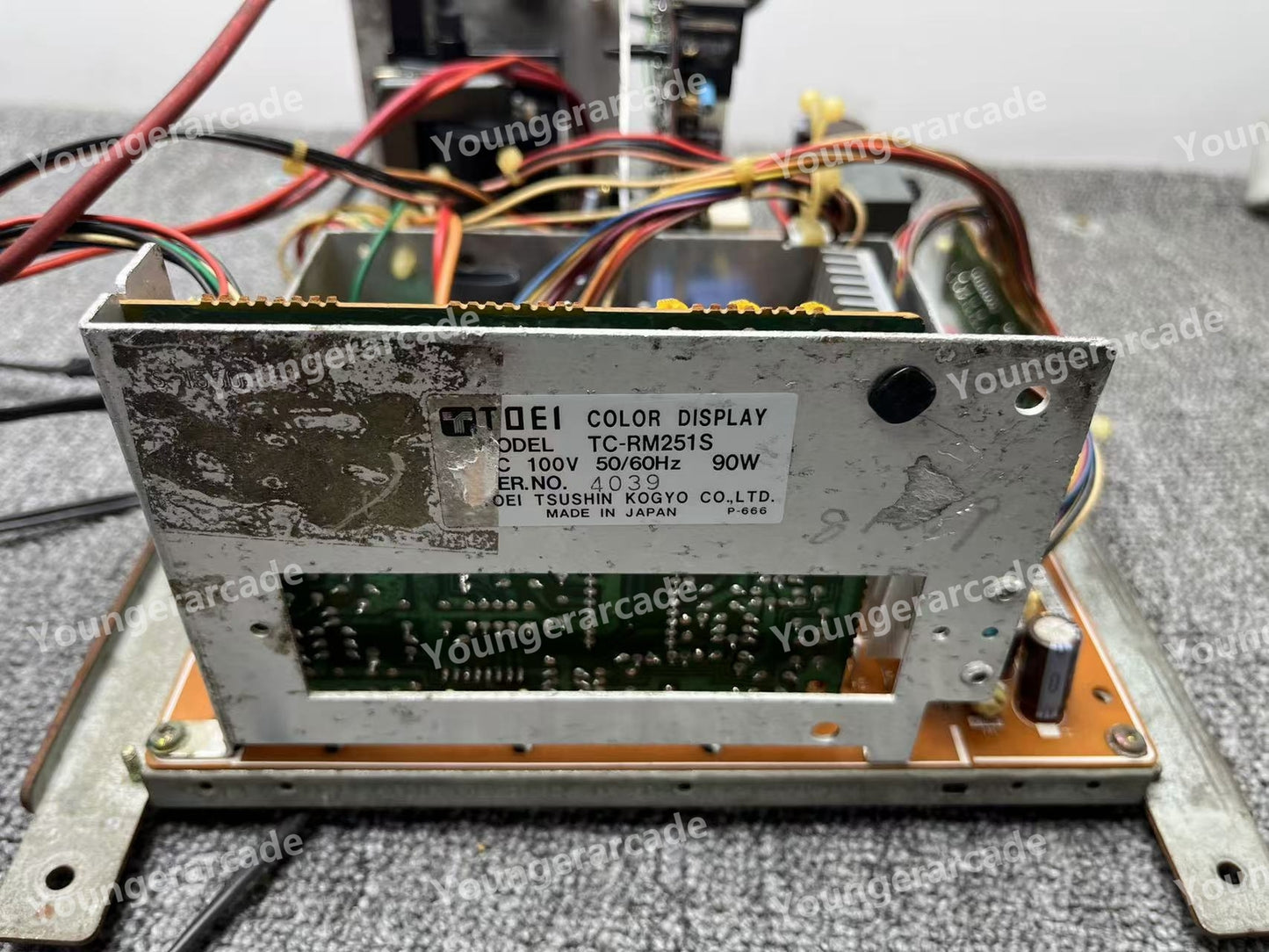 USED Toei CRT Chassis TC-RM251S U4 25 Neo 25 Tube Part Tested Working