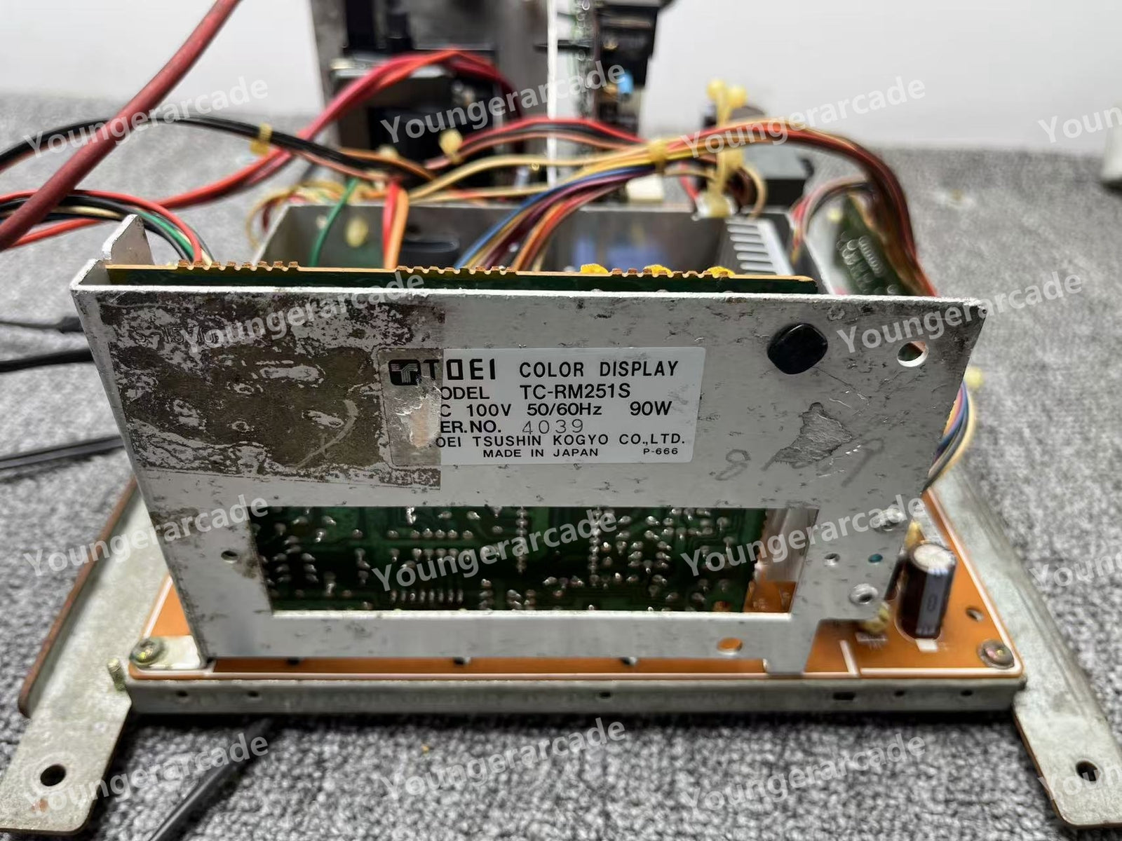 USED Toei CRT Chassis TC-RM251S U4 25 Neo 25 Tube Part Tested Working