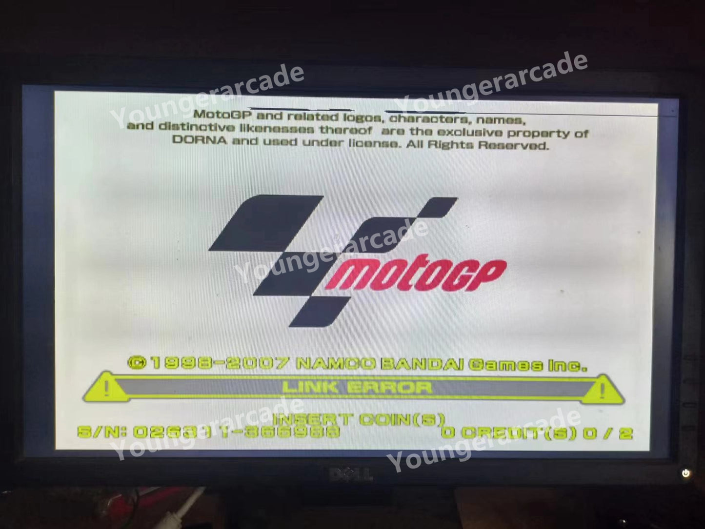 Used Namco System 246 Moto GP HDD with Security Dongle Tested Working