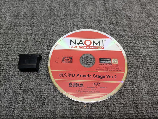 Used Sega Naomi Initial D 2 GD-ROM with Security Chip Tested Working