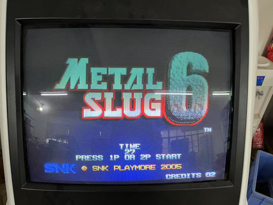 USED SNK NeoGeo MVS Metal Slug 6 Cartridge Tested Working