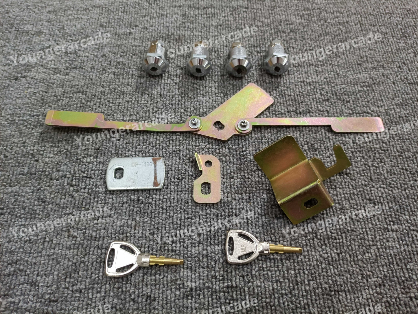 REPRO Sega New Net City Locks Keys Arcade Parts