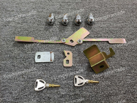 REPRO Sega New Net City Locks Keys Arcade Parts
