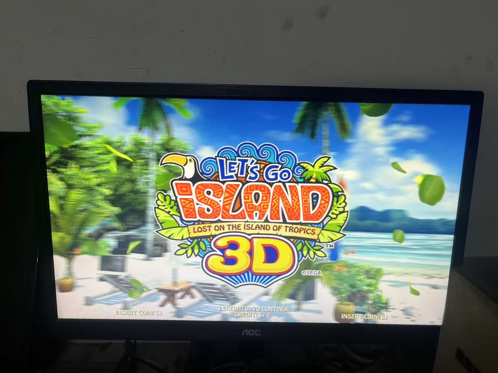 Used Sega RingEdge Lets Go Island 3D Motherboard Arcade Game Tested Working