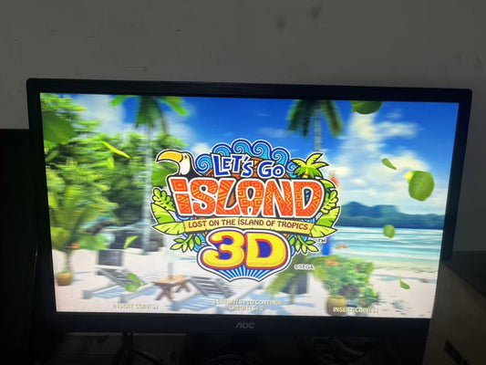Used Sega RingEdge Lets Go Island 3D Motherboard Arcade Game Tested Working