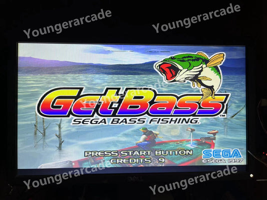 Used Sega Model 3 Step 1.0 Get Bass Arcade Game Board Tested Working