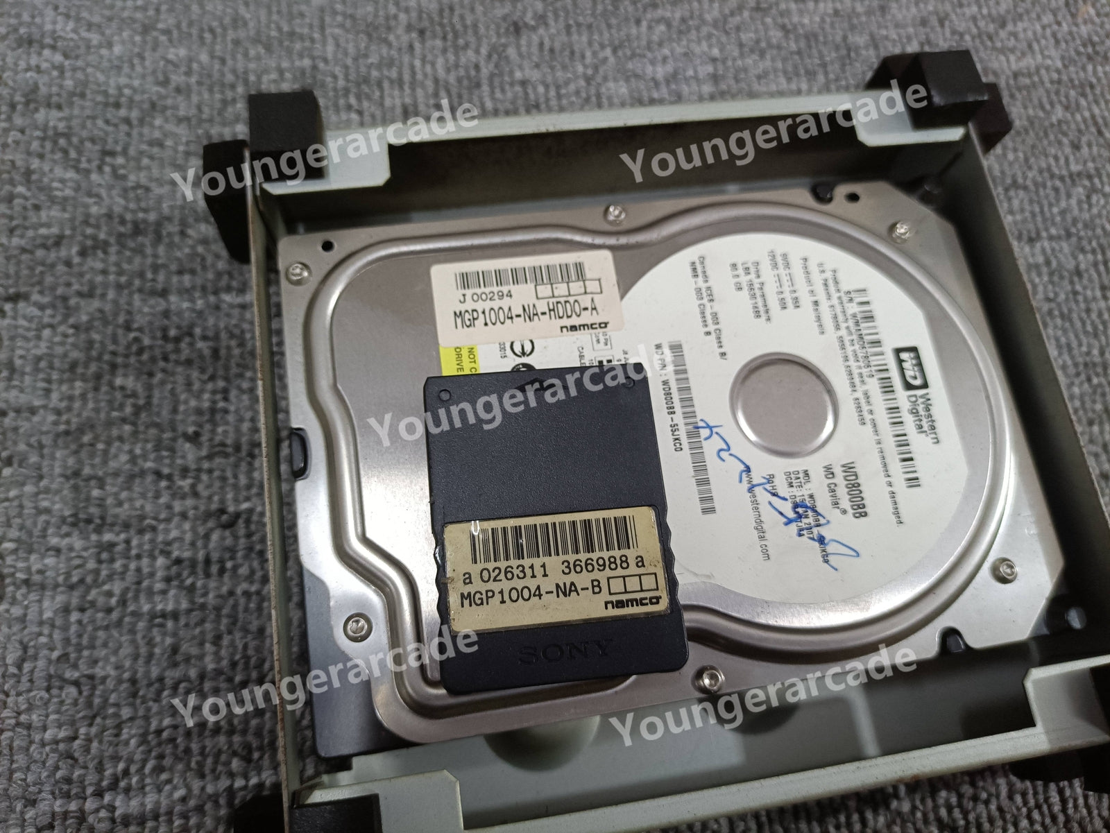 Used Namco System 246 Moto GP HDD with Security Dongle Tested Working