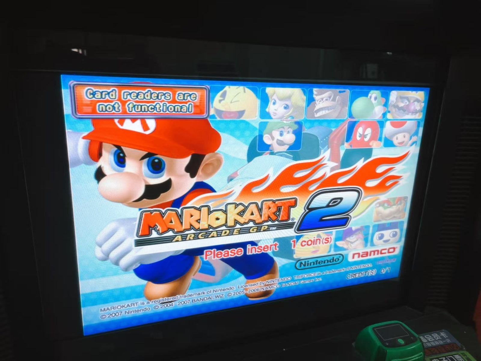 Used Sega Triforce Type 3 Console with Mario Kart Arcade GP 2 Tested Working