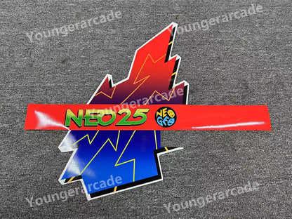 REPRO SNK Neo 25 Cabinet Stickers Side Artset Arcade Game Machine Part