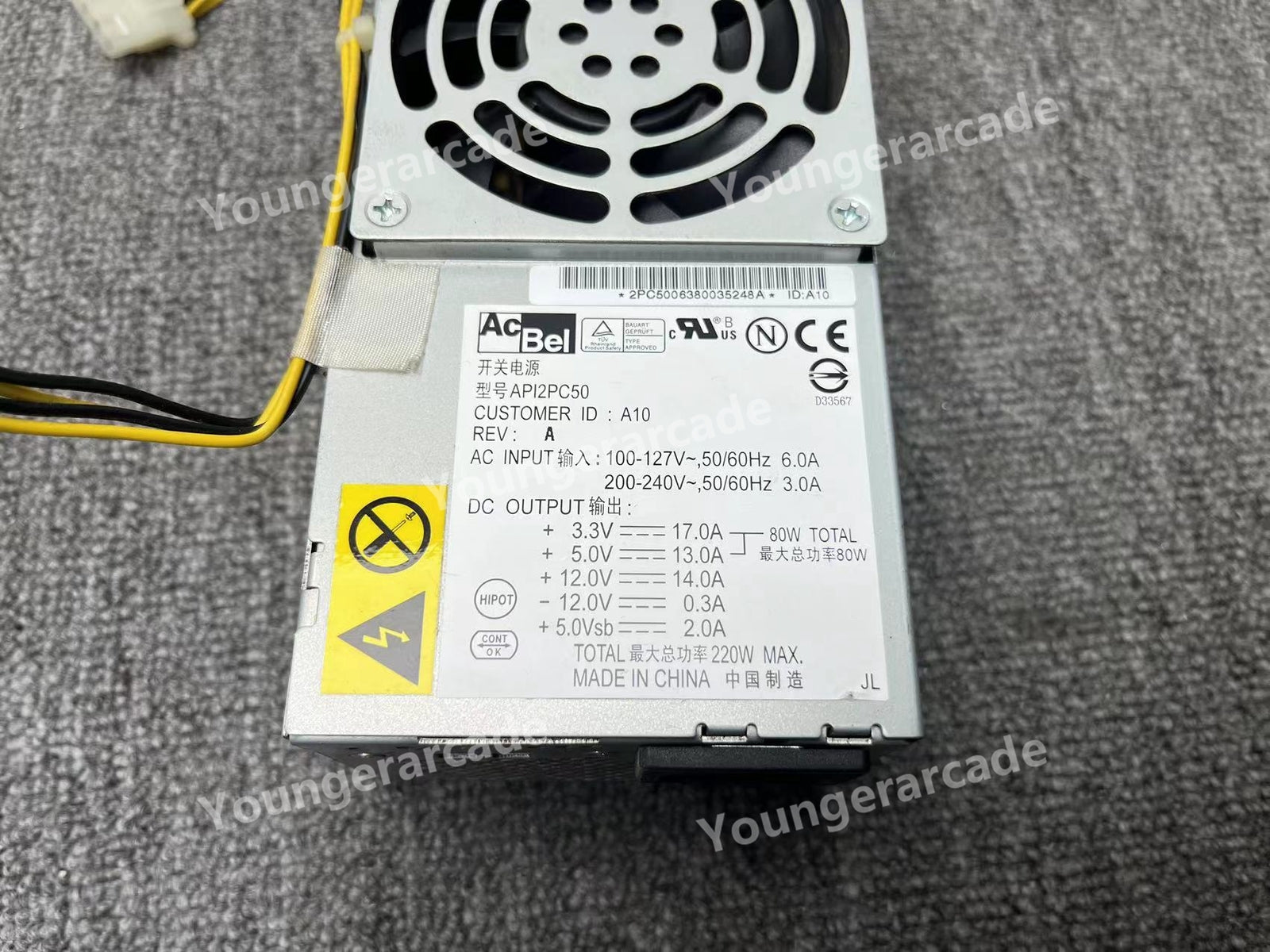 Used Taito Type X Power Supply Arcade Game Part Tested Working