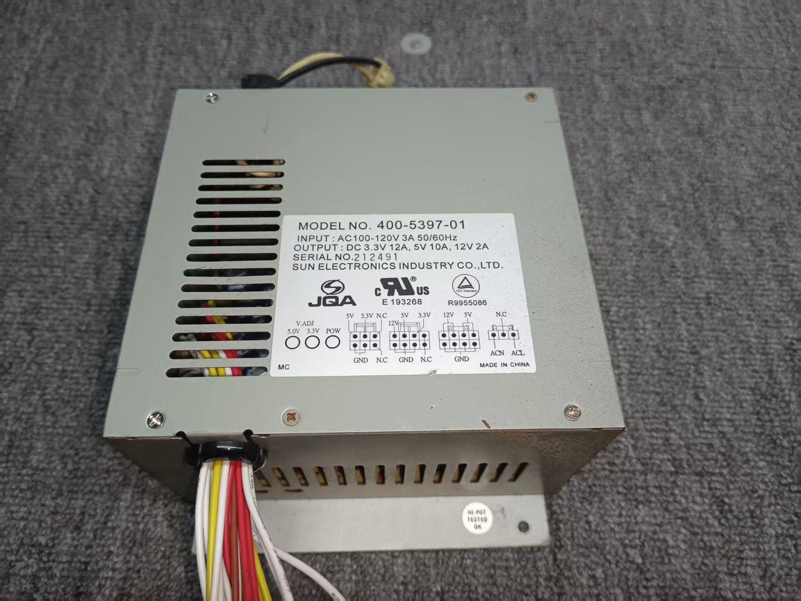 Used Sega Naomi 400-5397-01 Power Supply Arcade Part Tested Working
