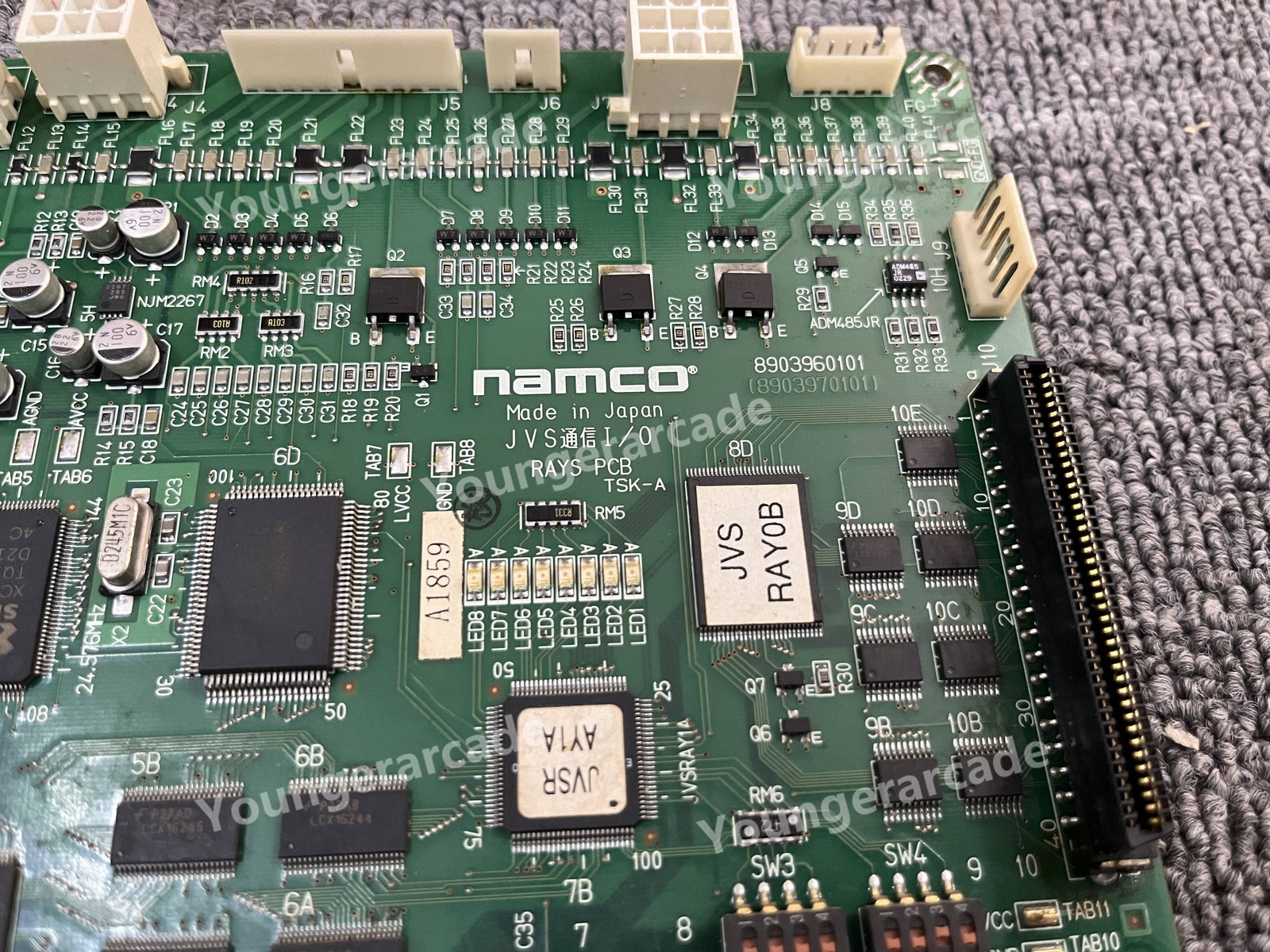 Used Namco System 246 Vampire Night JVS IO PCB Board Tested Working